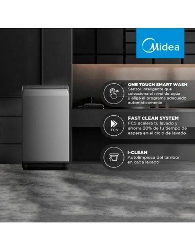 Lavadora Midea Carga Superior 11 Kg...