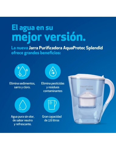 Jarra Purificadora De Agua 2,6 Litros...