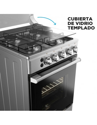 Cocina A Gas 4 Quemadores Midea...
