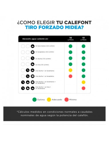 Calefont Tiro Forzado 13 Litros Gas...