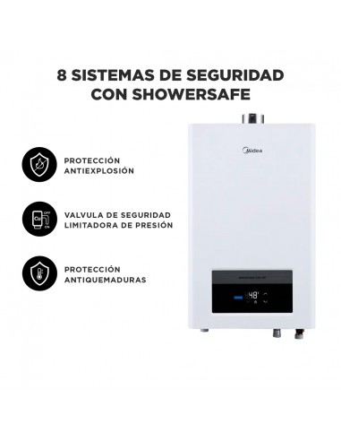 Calefont Midea 10 Litros Gas Natural...