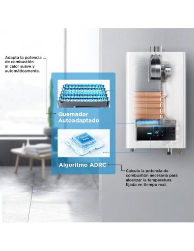 Calefont Midea 13 Litros Gas Licuado...
