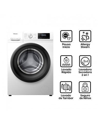 Lavadora Secadora Hisense WD3Q1042BW...