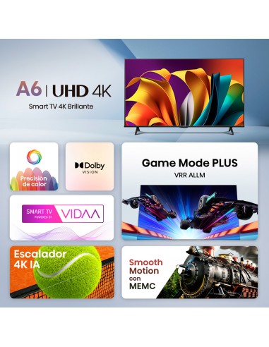Smart TV UHD 70" 4K 70A6N Hisense
