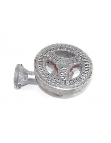 QUEMADOR ALUM. RAYO 150 mm C/CODO 