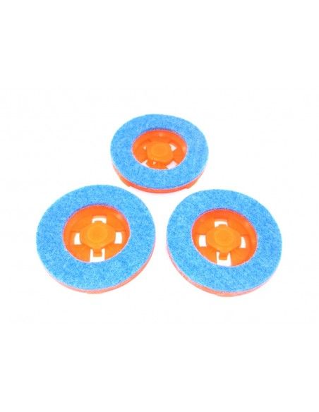RODILLO C/FIELTRO BLISTER C/ 3  	