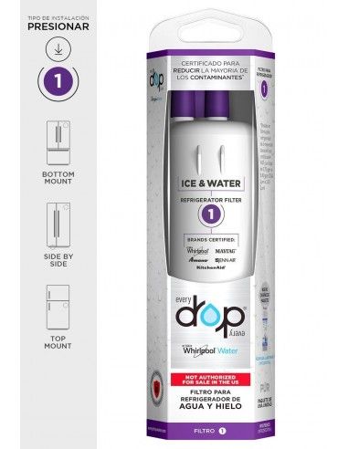 FILTRO AGUA WHIRLPOOL EXTERNO LINEAL UNIVERSAL