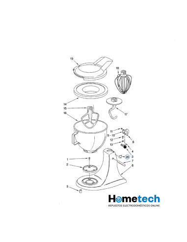 TRAVA KITCHENAID 3184262
