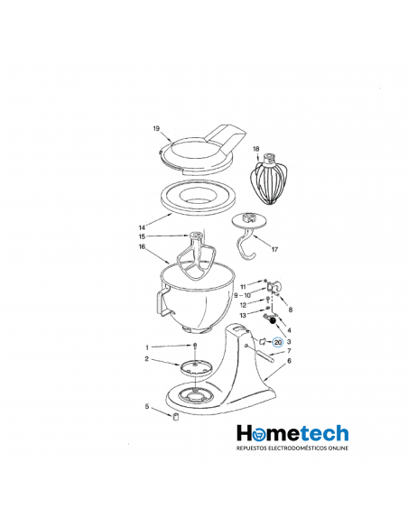TRAVA KITCHENAID 3184262