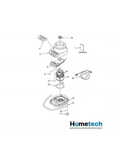PATA SOPORTE KITCHENAID 9709707