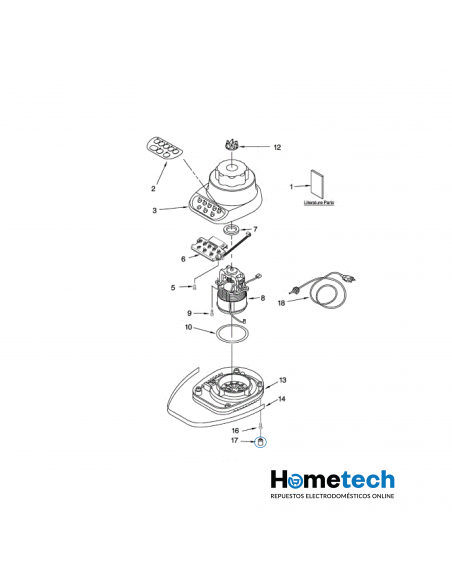 PATA SOPORTE KITCHENAID 9709707