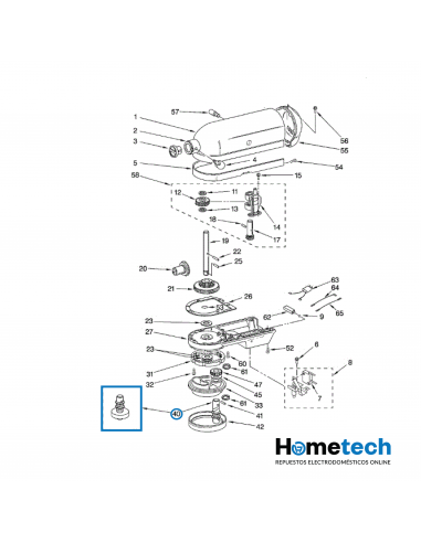 EJE KITCHENAID BATIDOR 3184052