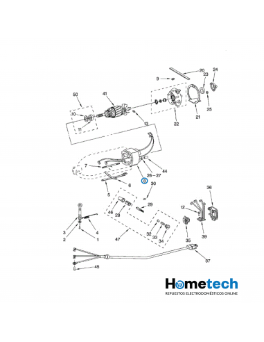 ESTATOR KITCHENAID 220V WPW10417246