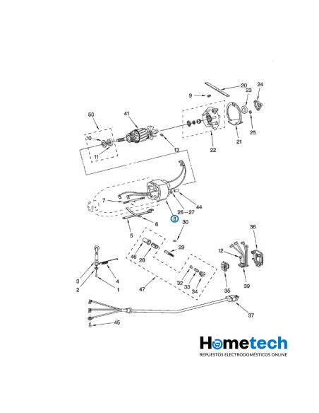 ESTATOR KITCHENAID 220V WPW10417246