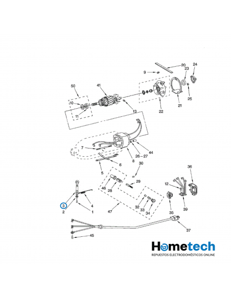 ACTUADOR VELOCIDAD KITCHENAID 9709276