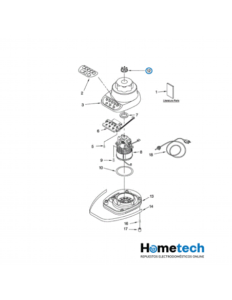 KITCHENAID 9704230 ACOPLE MOTOR