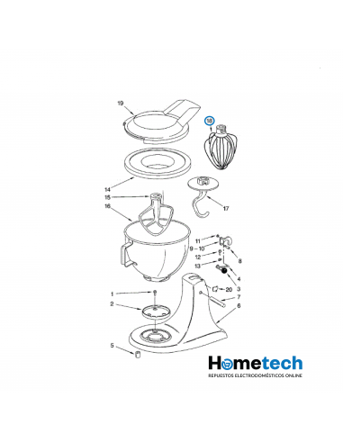 BATIDOR WIRE KITCHENAID 9704329