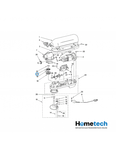 ENGRANAJE KITCHENAID 9703338 PIÑON