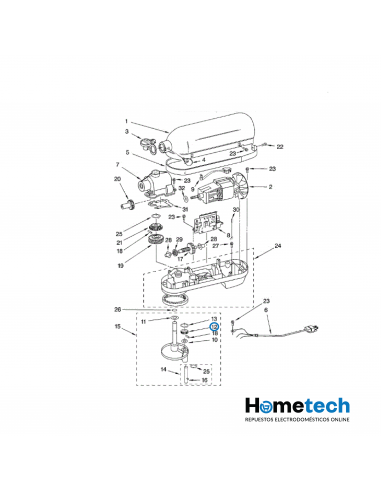ENGRANAJE KITCHENAID 9707627