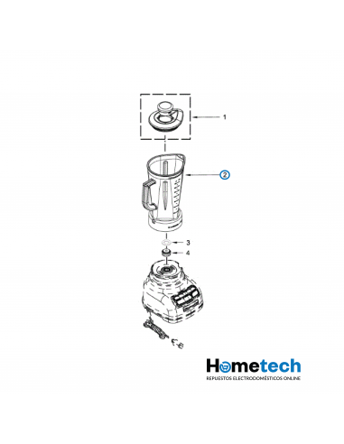 VASO KITCHENAID KIT 4321 LICUADORA ORIGINAL