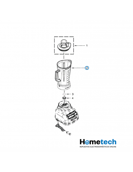 VASO KITCHENAID KIT 4321 LICUADORA ORIGINAL