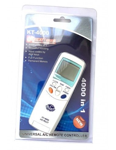CONTROL REMOTO AC KT-4000 UNIVERSAL