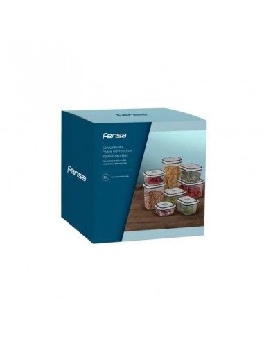 Set De 8 Potes Herméticos Para Cocina...