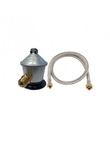 Regulador De Gas + Flexible Hi Hi 3/8...