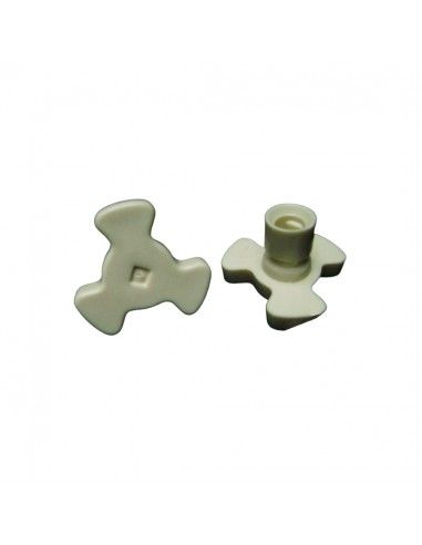 Eje Trébol Para Microondas 32x21x5 mm