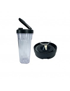 Vaso Con Tapa Y Cortador...