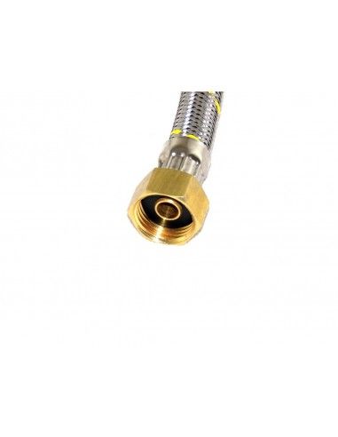 FLEXIBLE ACERO GAS HI1/2x7/8 60CM