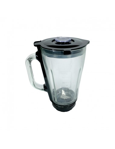 Vaso De Vidrio + Tapa Y Cortador Para...