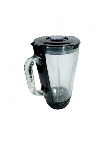 Vaso De Vidrio + Tapa Y Cortador Para...