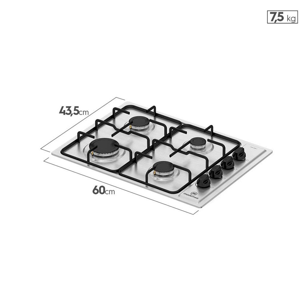 Encimera A Gas Mademsa 4 Quemadores Mce435 E-3