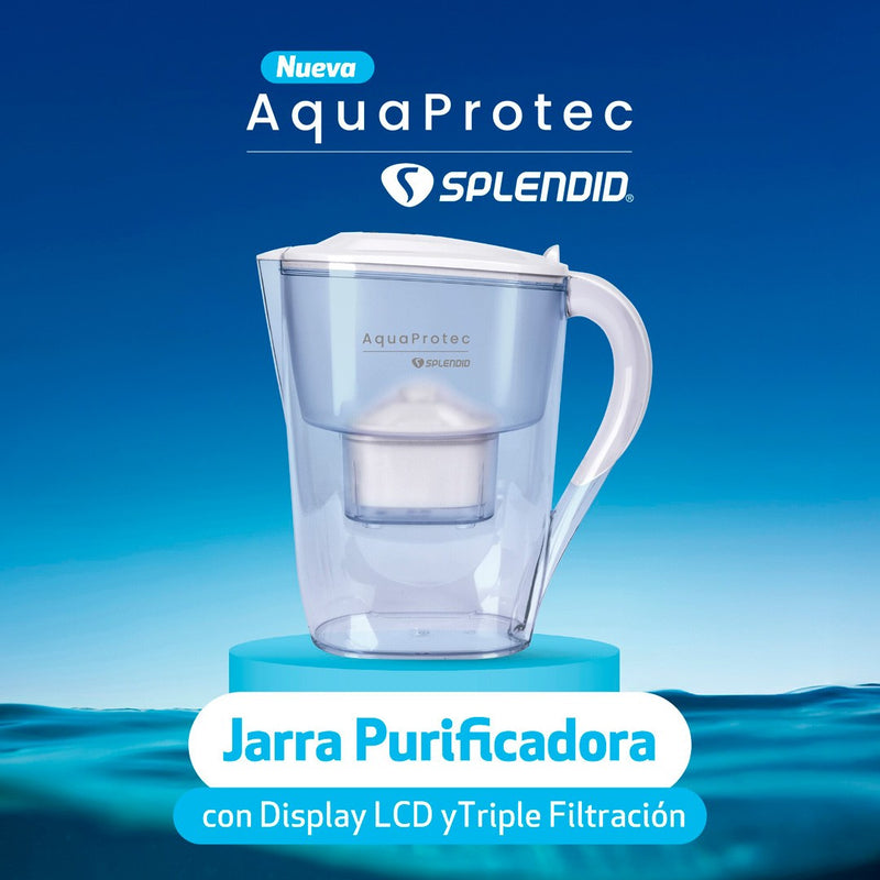 Jarra Purificadora De Agua 2,6 Litros Splendid Aquaprotec-2