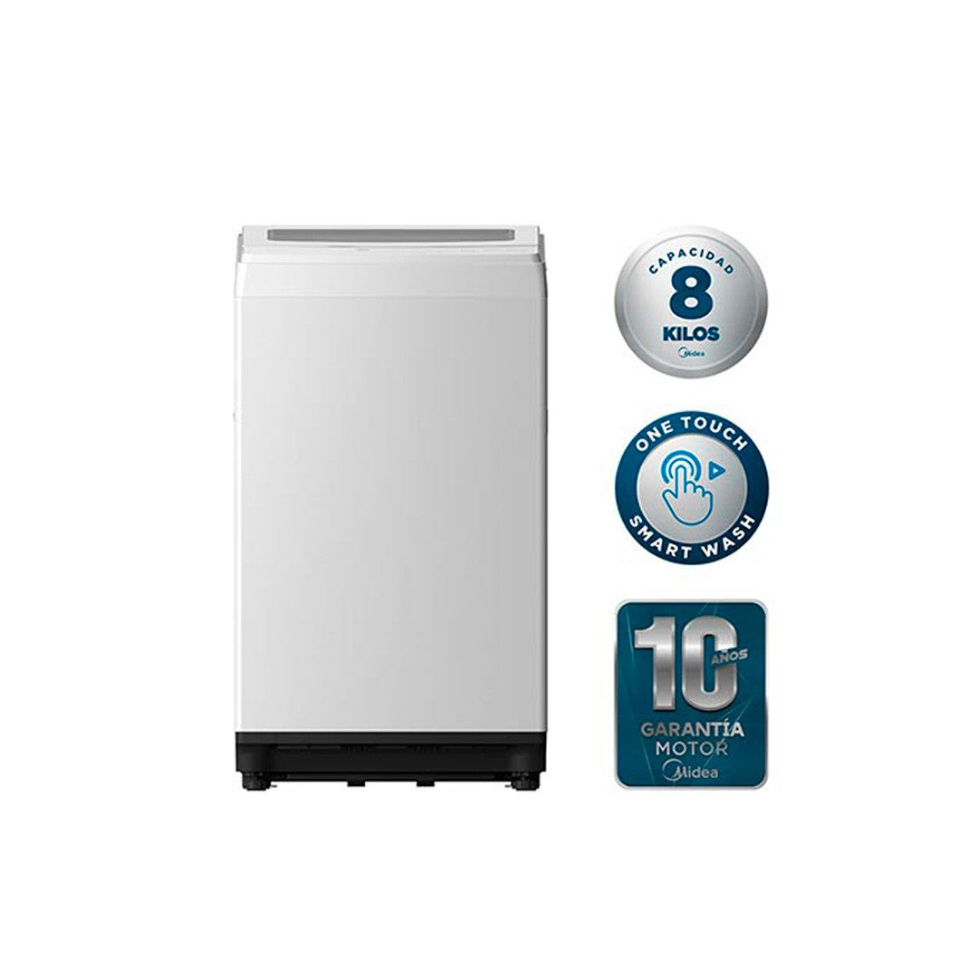Lavadora Midea Carga Superior 8 Kg Mls-080Be04N