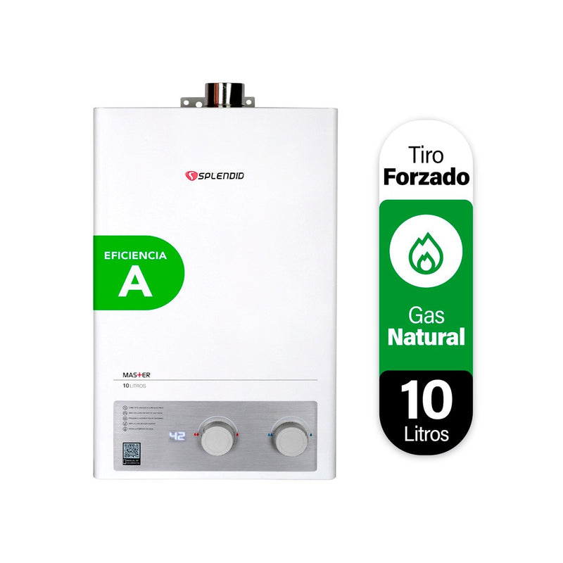 Open Box Calefont 10 Litros Tiro Forzado Gas Natural Splendid-3