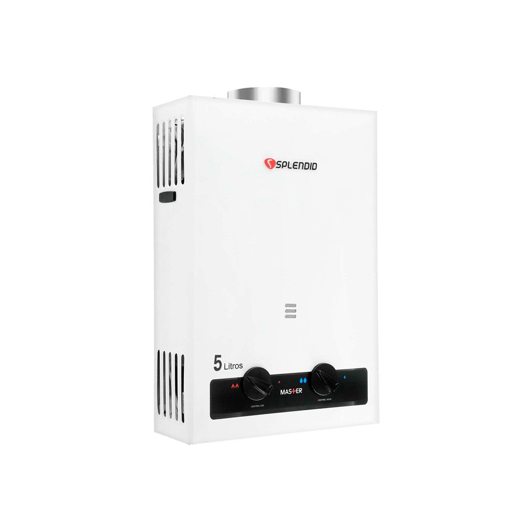 Open Box Calefont 5 Litros Tiro Natural Gas Licuado Splendid