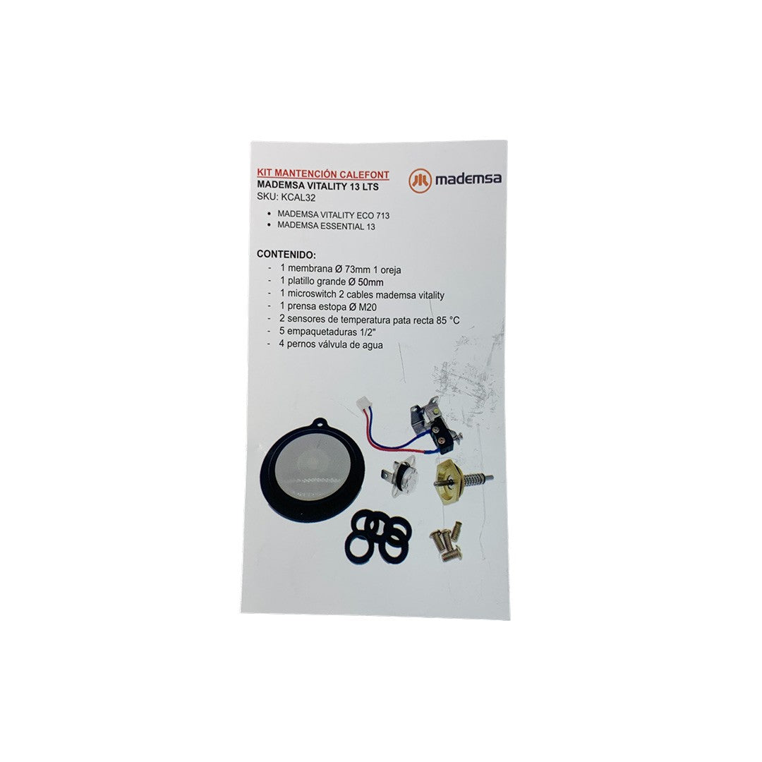 Kit Mantención Para Calefont Mademsa Vitality 13 Litros-1