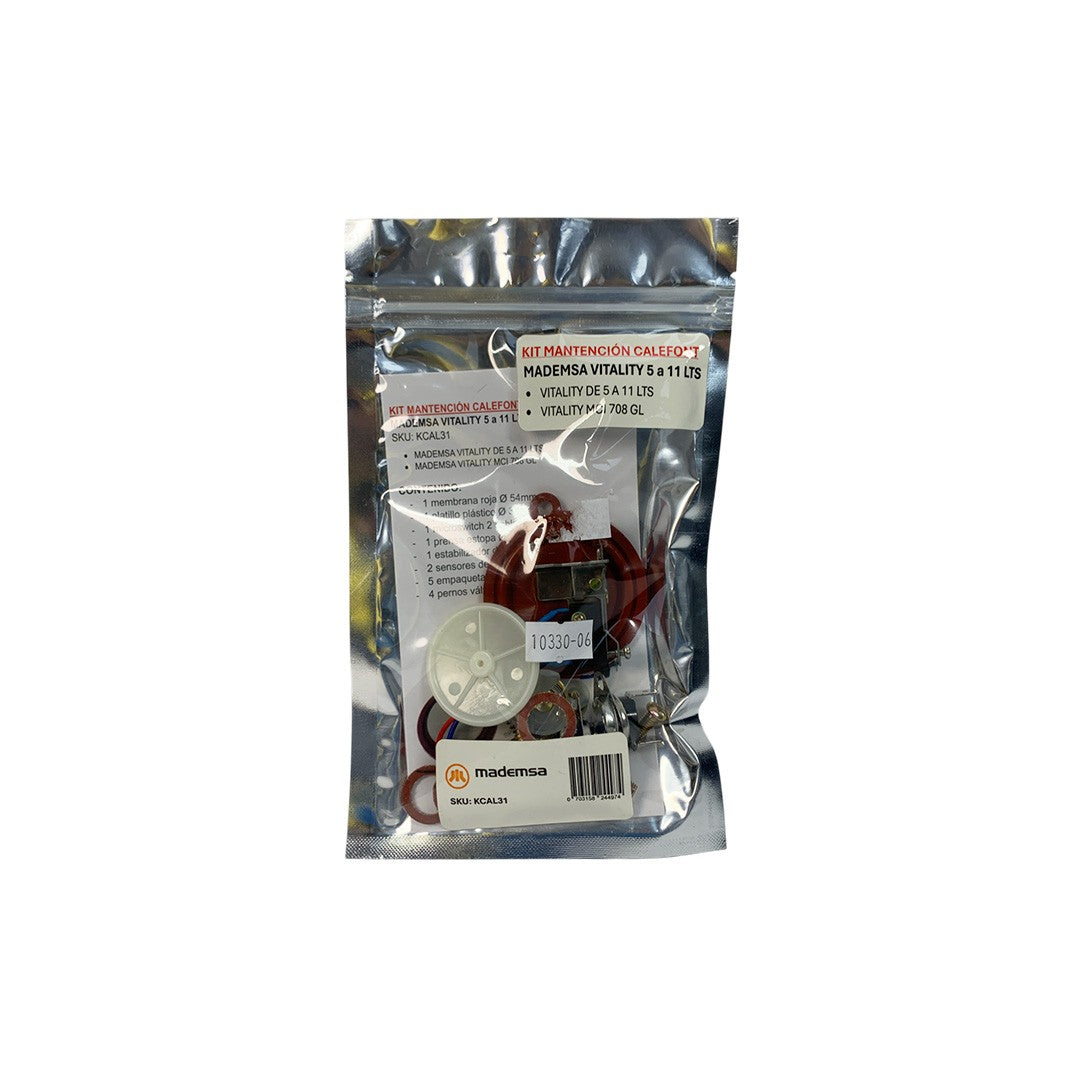 Kit De Mantención Para Calefont Mademsa Vitality 5 A 11 Litros