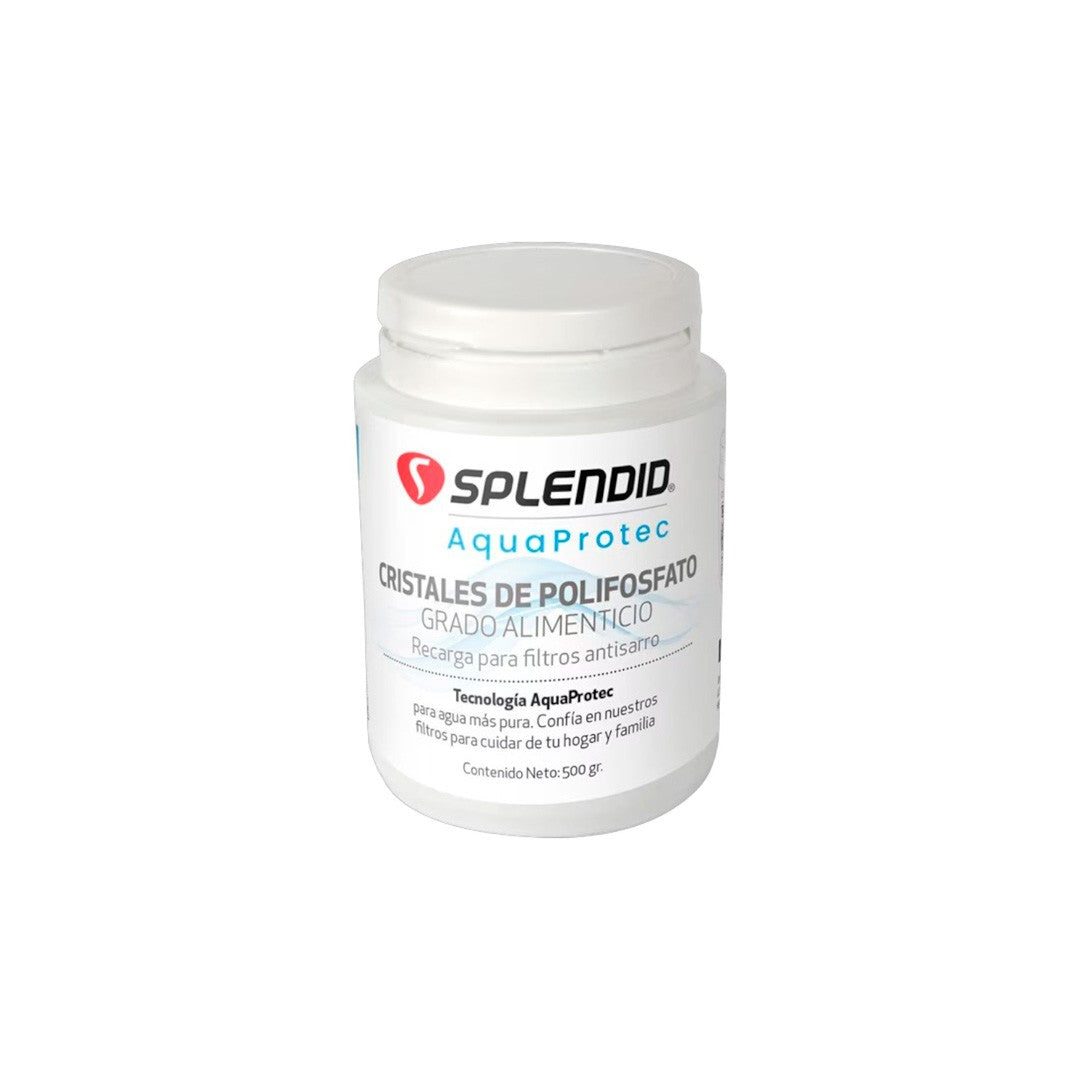 Recarga 500 Gr De Polifosfato Para Filtro Antisarro Splendid Aquaprotec-1