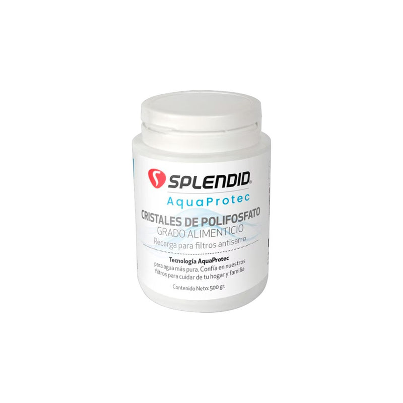 Recarga 500 Gr De Polifosfato Para Filtro Antisarro Splendid Aquaprotec-1