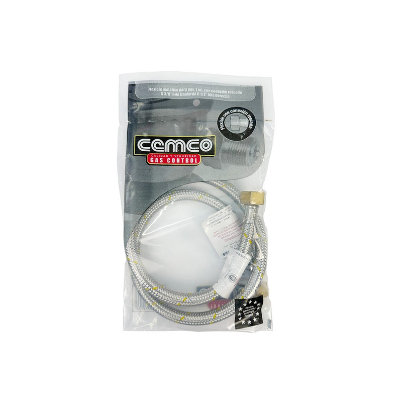 Flexible Cocina Gas Hi 1/2 X 3/8 Izq.100 Cm-4