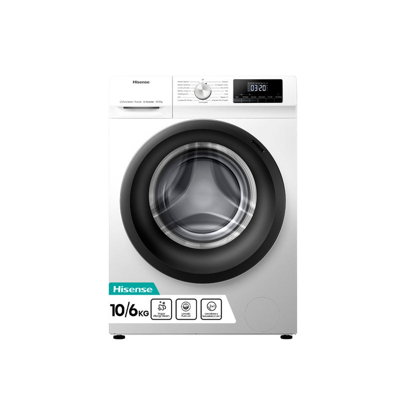 Lavadora Secadora Hisense Wd3Q1042Bw 10/6 Kg Open Box-1