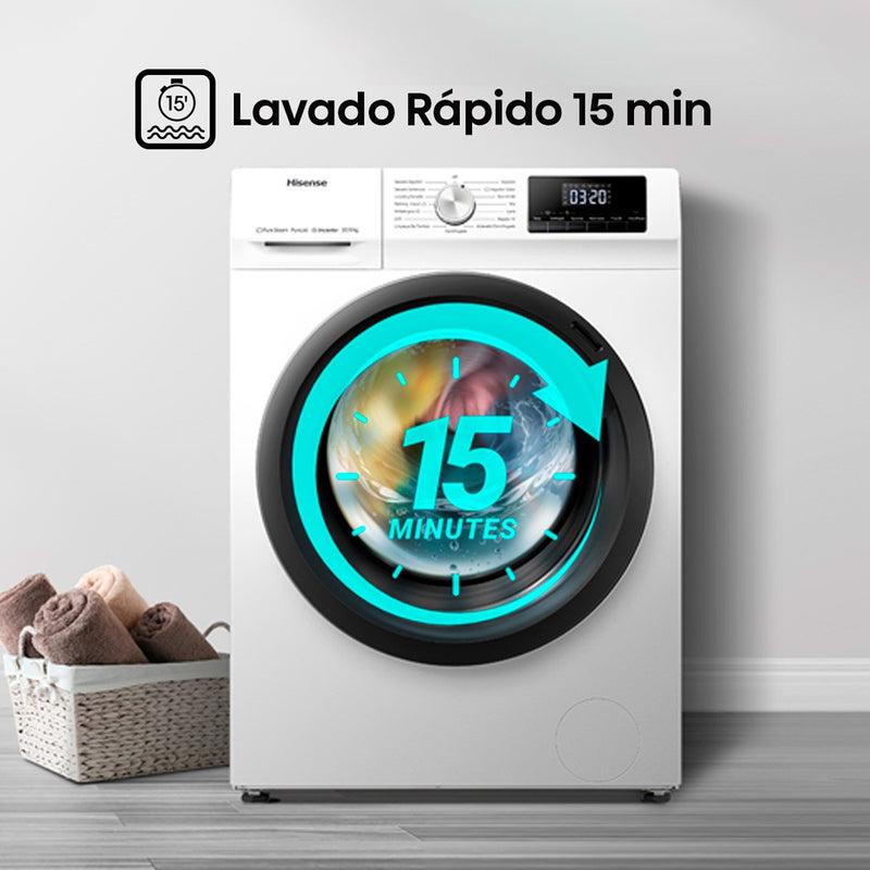 Lavadora Secadora Hisense Wd3Q1042Bw 10/6 Kg Open Box-4
