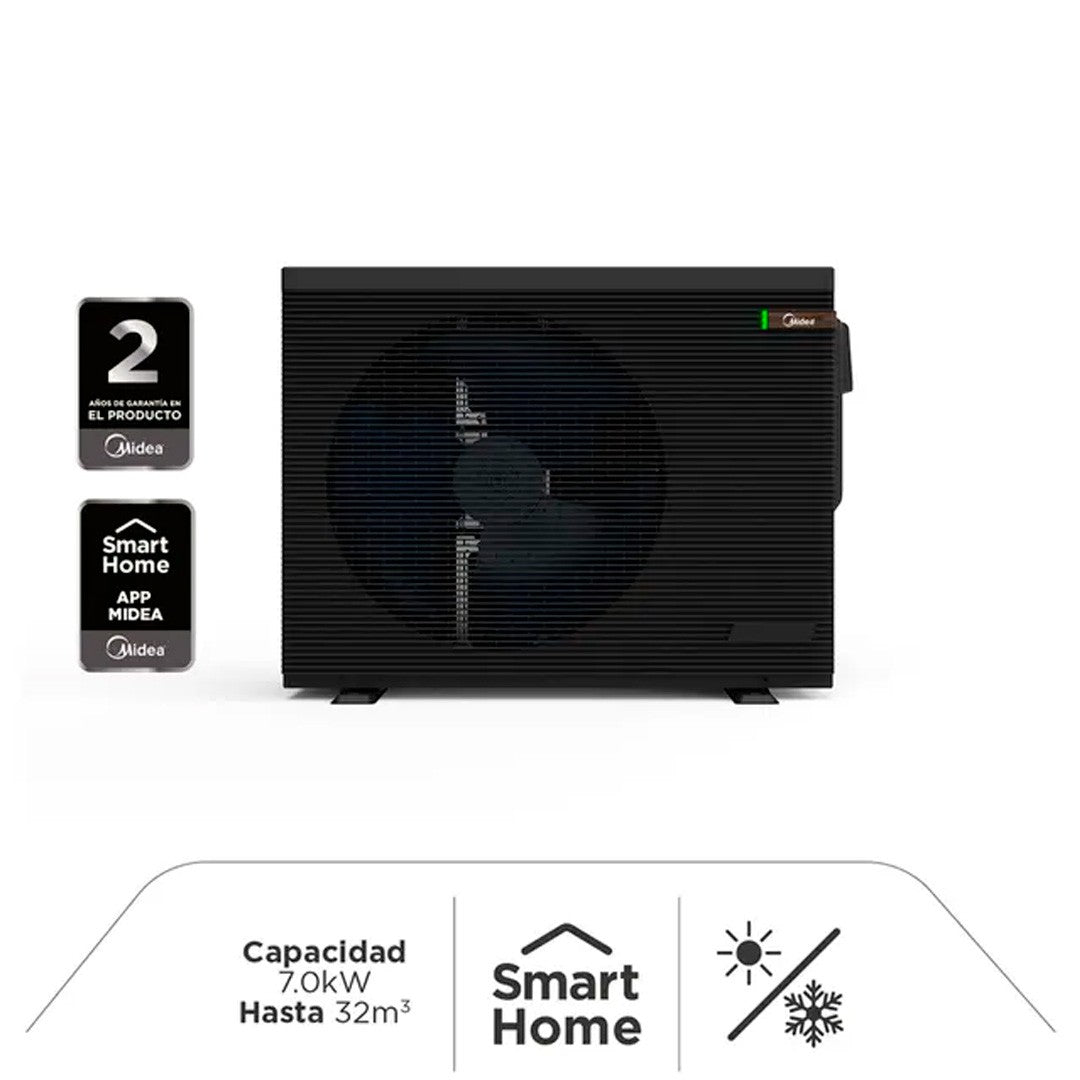 Bomba De Calor Midea Para Piscina 32 M3 10 Kw