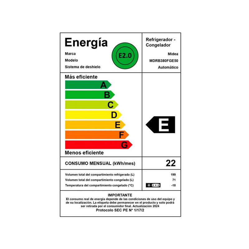 Open Box - Refrigerador Midea No Frost 270 Litros Bottom Freezer-2