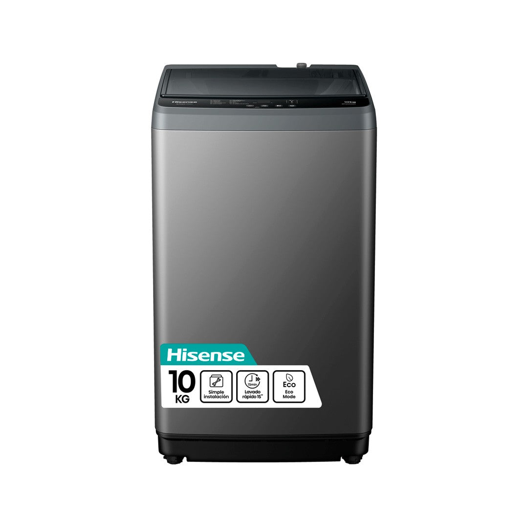 Open Box - Lavadora Carga Superior 10 Kg Hisense Wt1D1030Ut