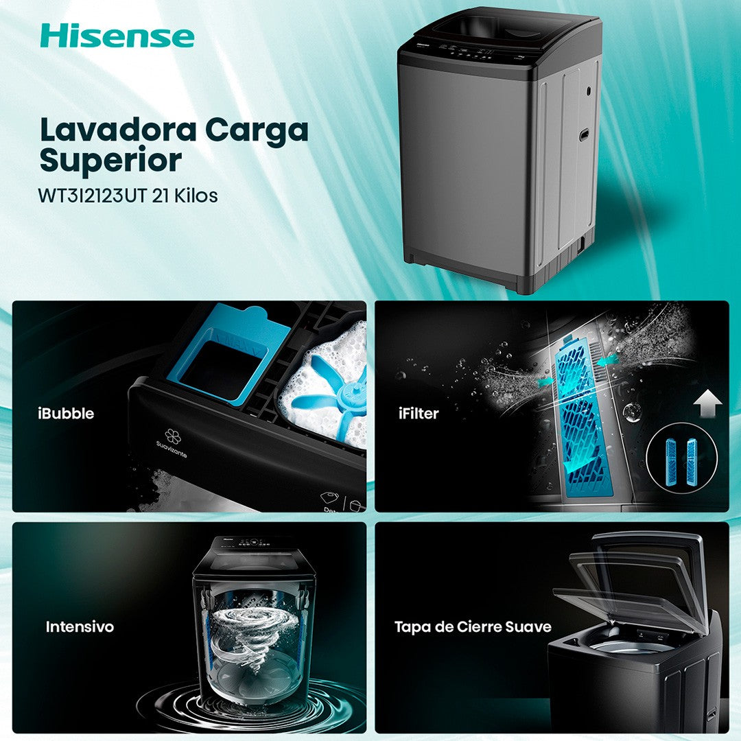 Open Box - Lavadora Carga Superior 21 Kg Wt3I2123Ut-3