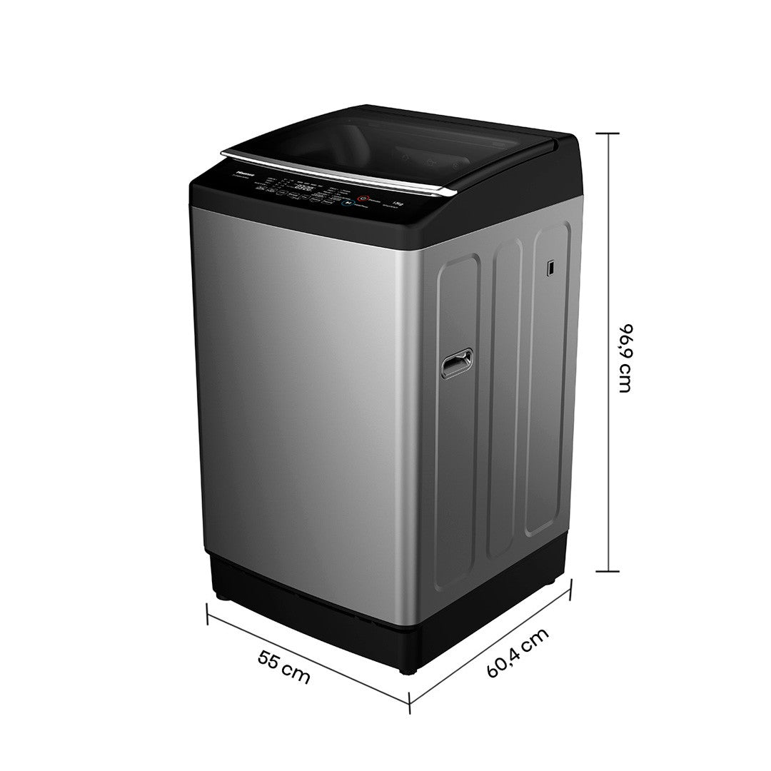 Open Box - Lavadora Hisense Carga Superior 15 Kg Wt3J1523Ut-6